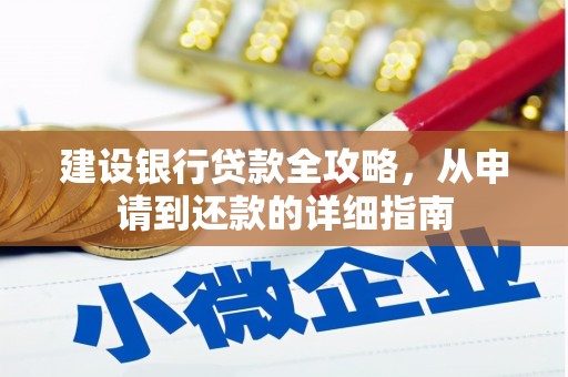 丰宁建设银行贷款全攻略，从申请到还款的详细指南