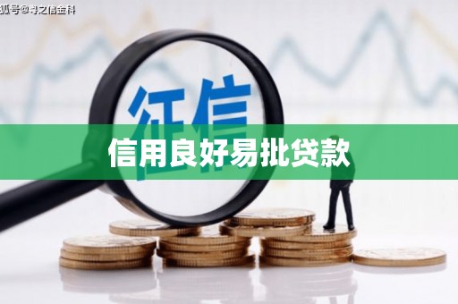 普陀信用良好易批贷款