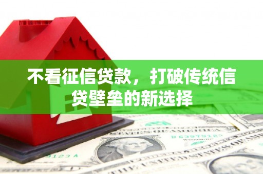 镇远不看征信贷款，打破传统信贷壁垒的新选择