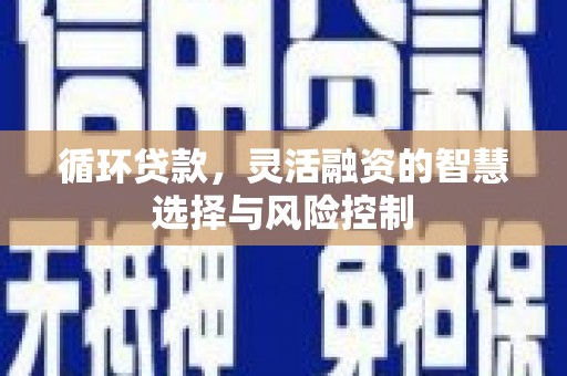 三穗循环贷款，灵活融资的智慧选择与风险控制