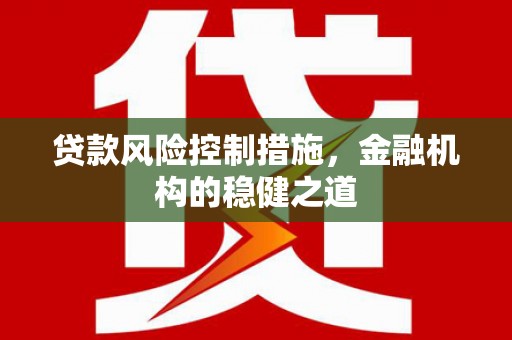 水富贷款风险控制措施，金融机构的稳健之道