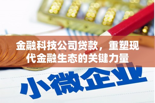 牙克石金融科技公司贷款，重塑现代金融生态的关键力量